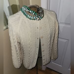 XL Hand Knit Ladies Cardigan
